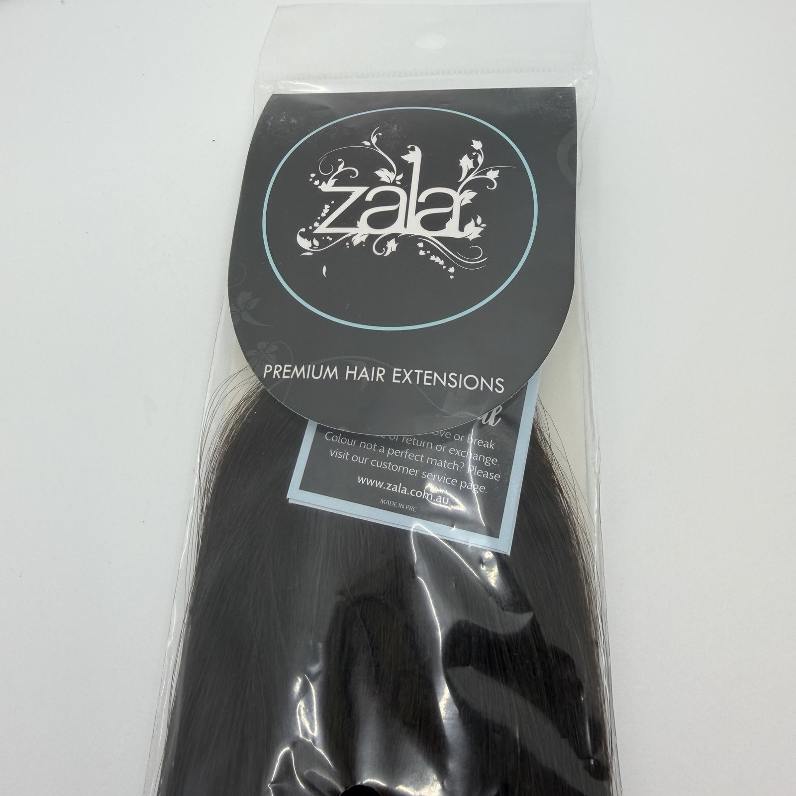 ZALA Premium Remy Hair Extensions Invisible Tape Ins 20” #1C 22” 20 Pieces NEW