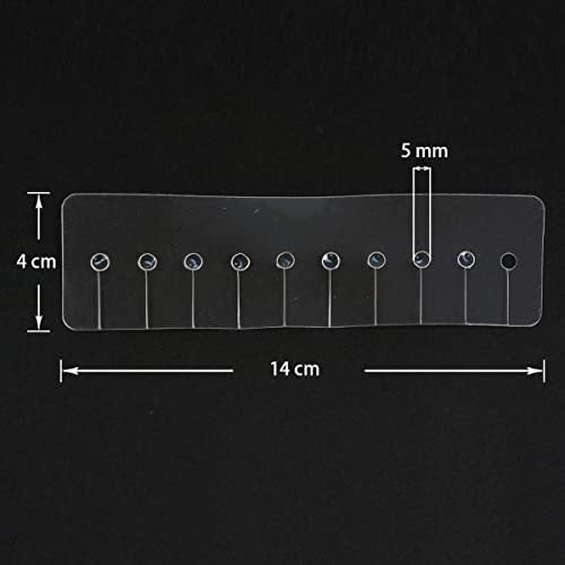 Heat Shield Guards for Hair Extension Multi Hole Shield Spacers Fusion Glue Prot