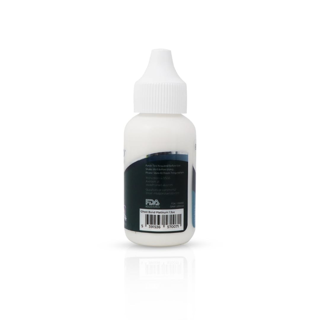 GHOSTBOND Platinum 1.3oz Water-Resistant Wig Glue – Strong Hold for Extreme Heat