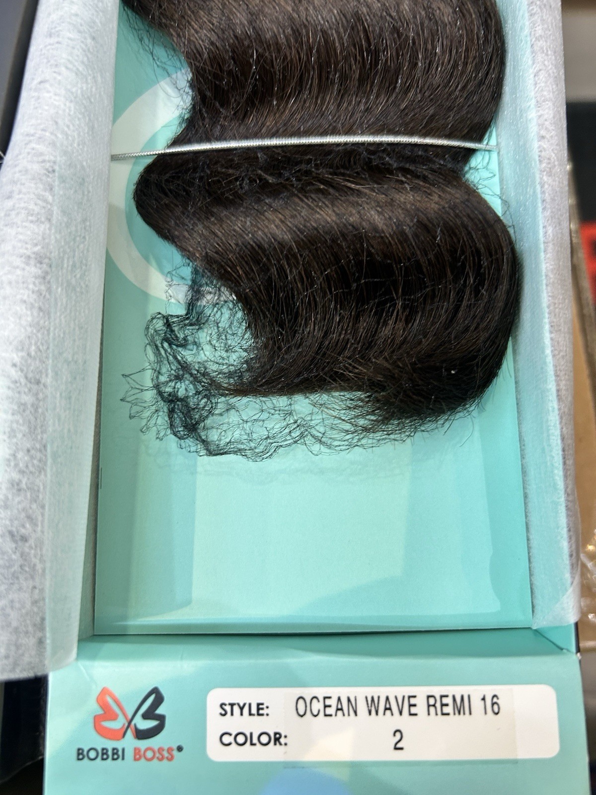Bobbi Boss indi remi ocean wave Human Hair Extension 16” Inches Color 2