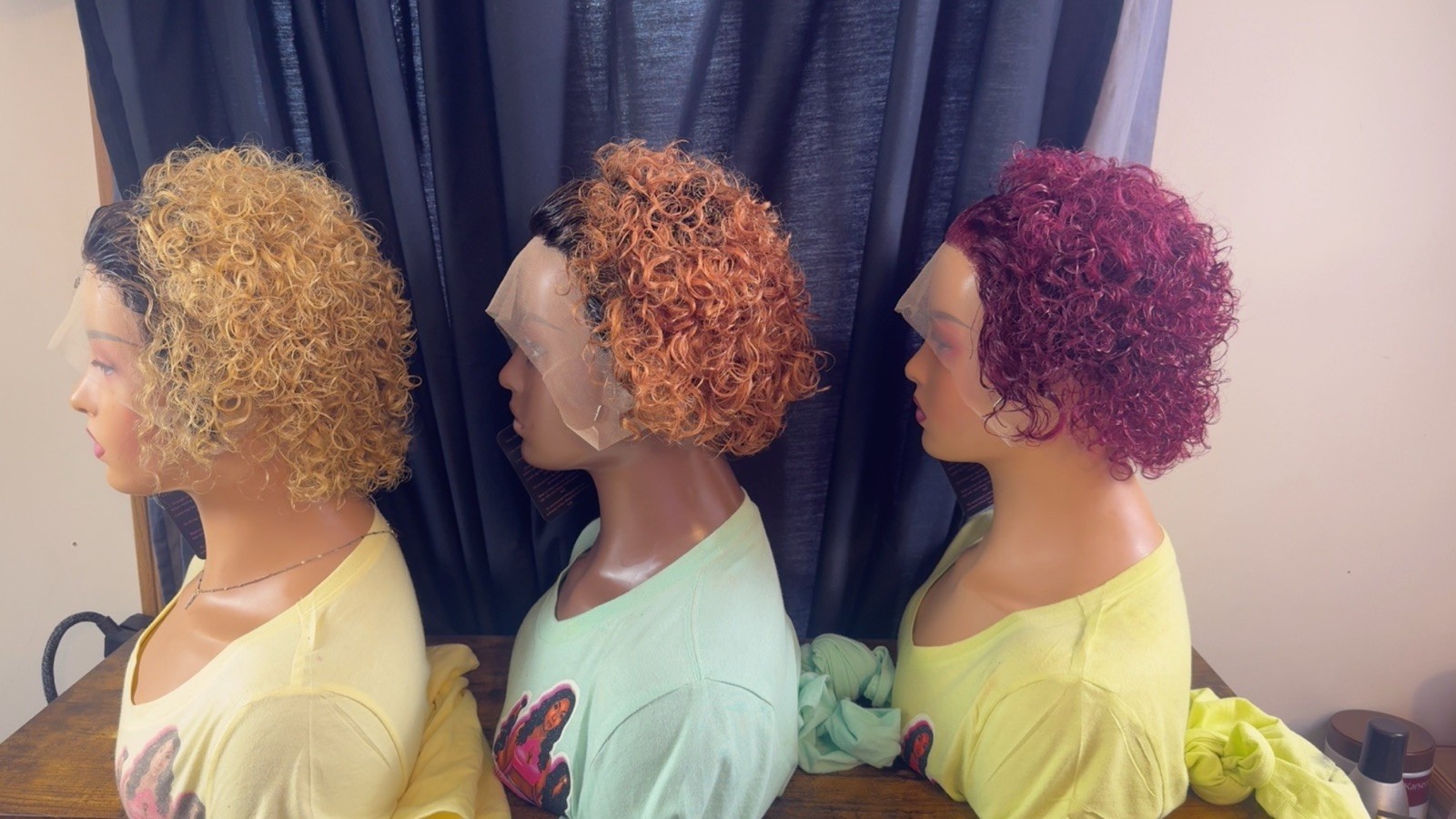 Madeline Unit_Pixie Cut Custom Color 13X1 HD Lace Frontal Human Hair Wig