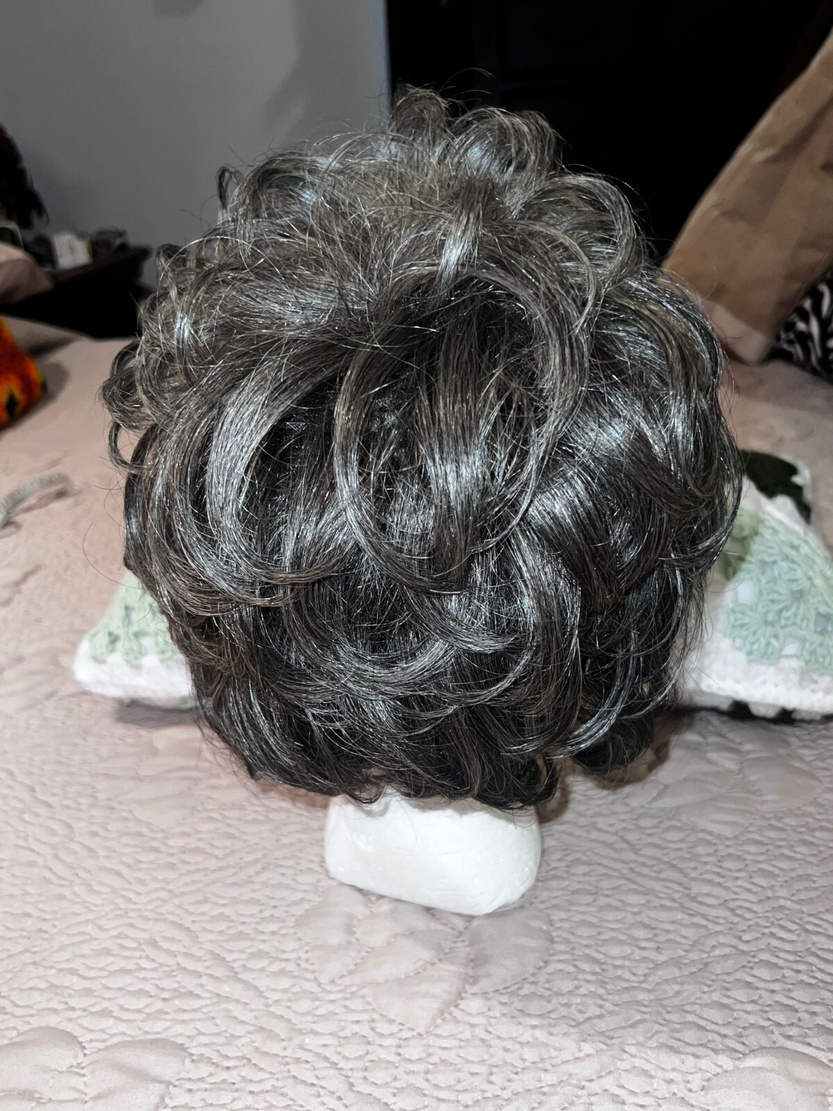 Foxy Silver Synthetic Hair Full Wig