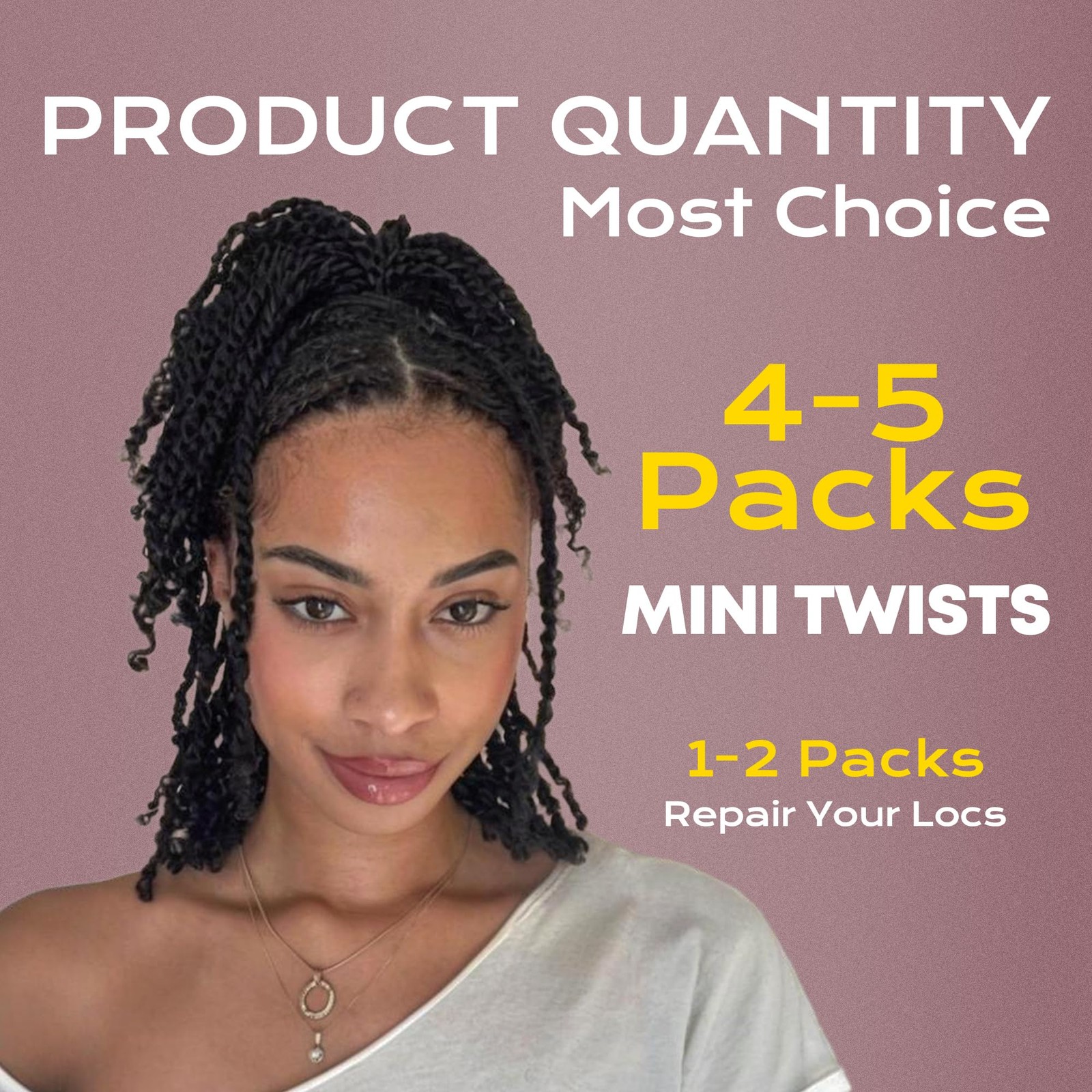 Bll Afro Kinkys Bulk Human Hair-100 Human Hair For Mini Twist Braiding