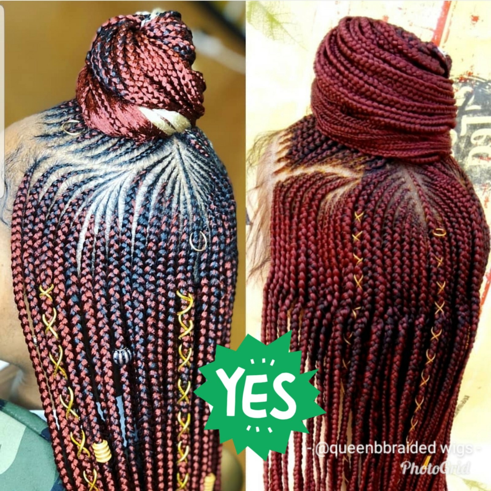 Braided wig:Handmade Cornrows braids wig,PRE-ORDER ONLY.2-3WEEKS.USA