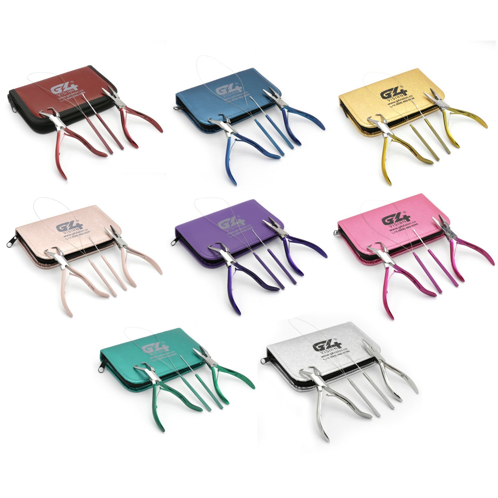 G4 Hair Extension Tool Kits Pliers Kit Micro Ring Link Beading Hairs Plier Set