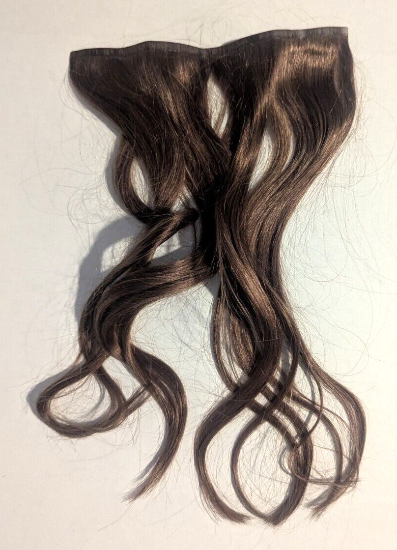 DOORES 14 Inch 110g Seamless Clip in Human Hair Extensions Trick Remy Straight