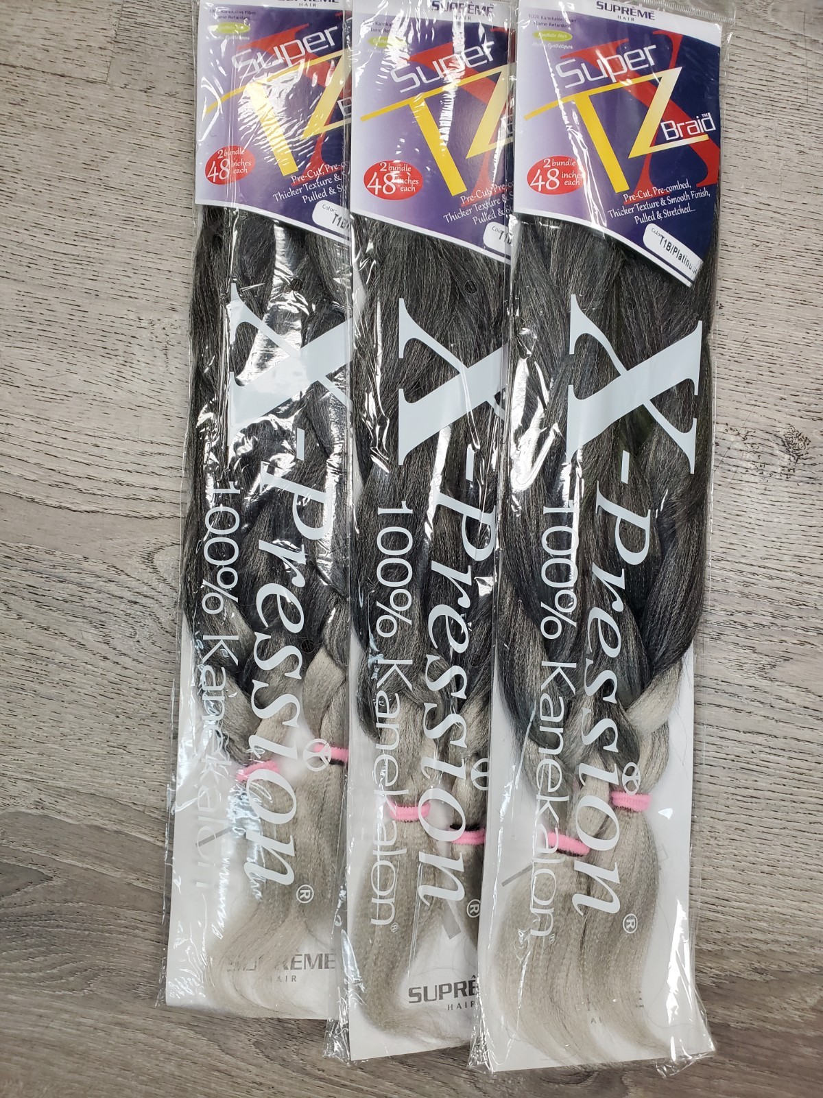 Supreme Super X TZ 2 Bundle 48” Synthetic Hair 100% Kanekalon [PACK OF 3]