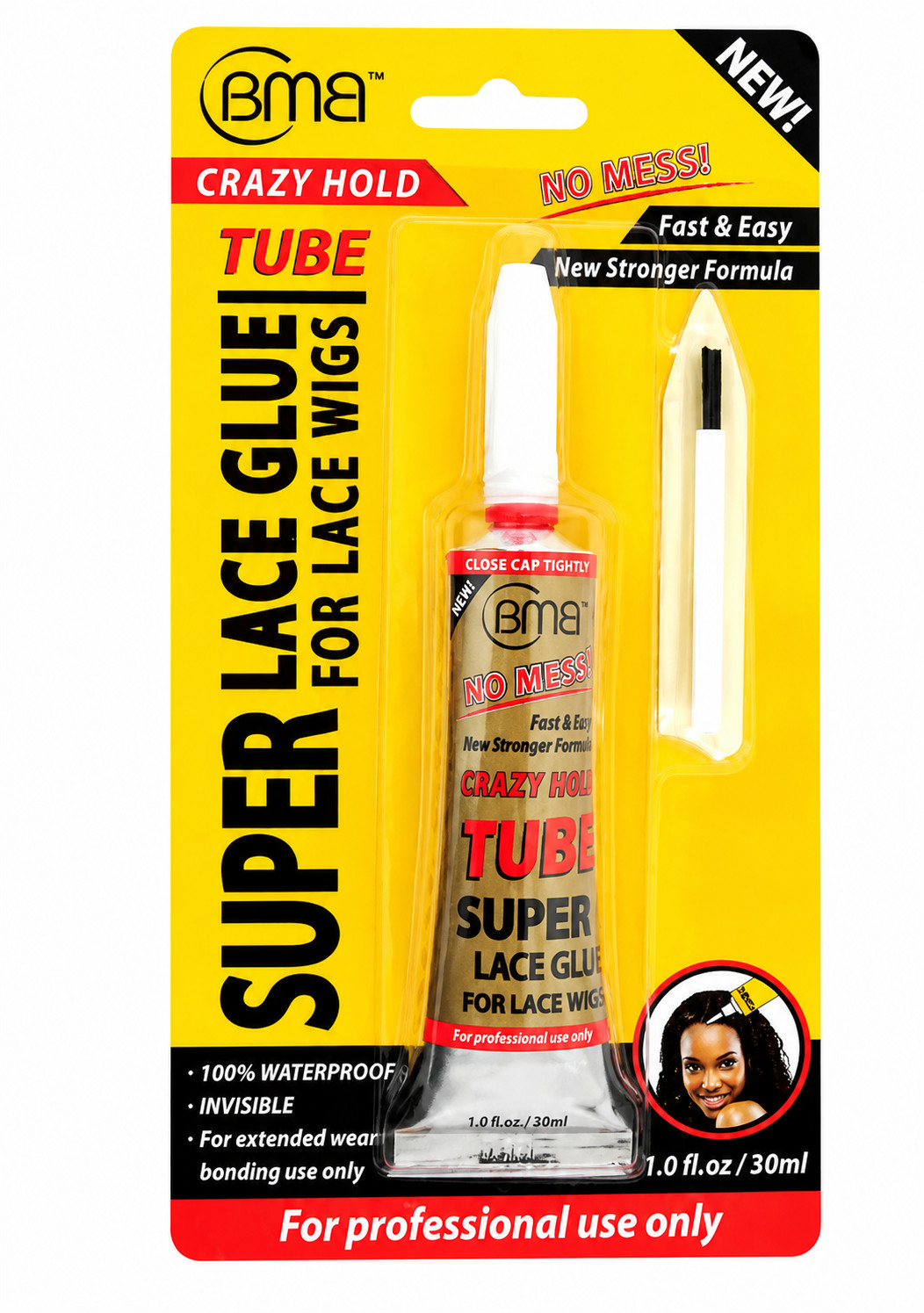 BMB Crazy Hold Super Lace Wig Glue Tube 1 oz.