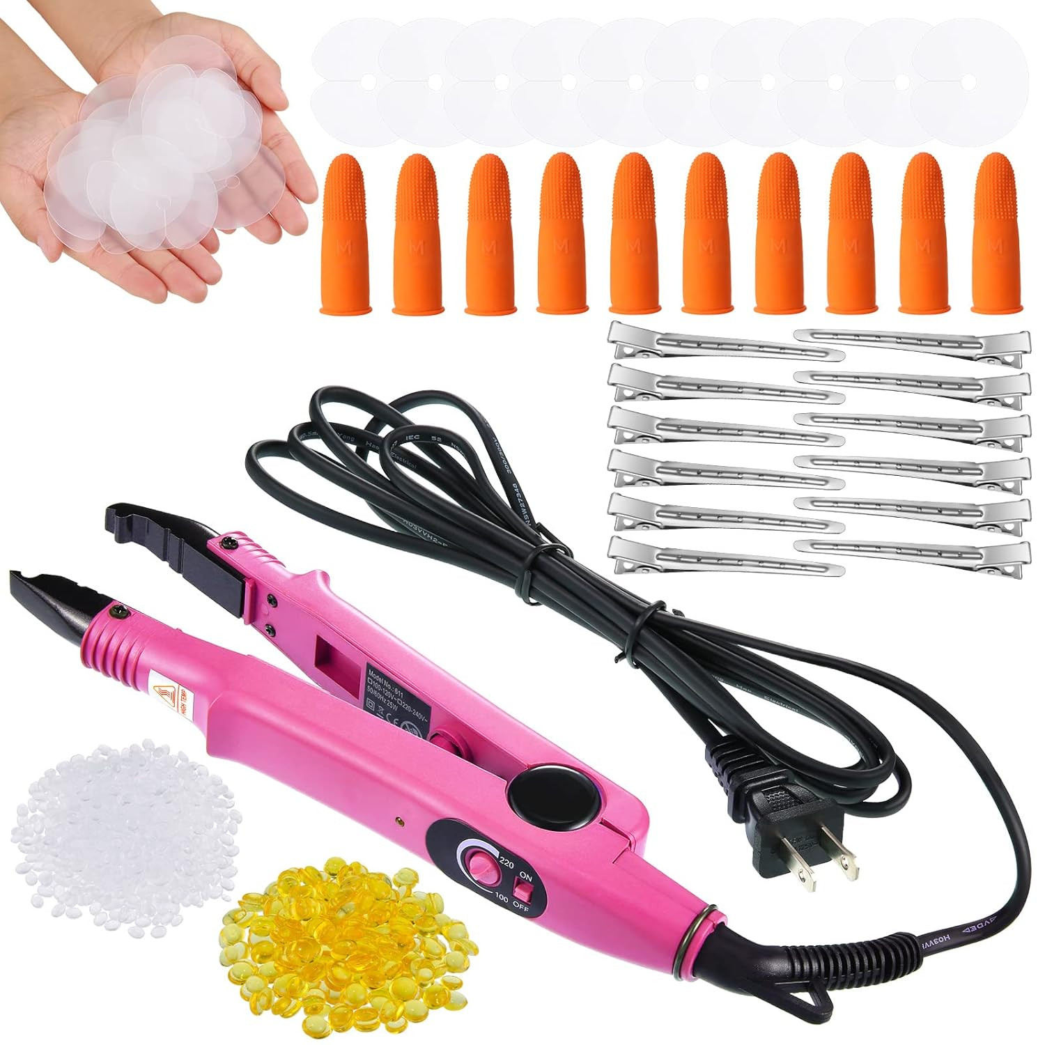 Hair Extensions Iron Fusion Keratin Hair Extensions Heat Tool Heat Connector Wan