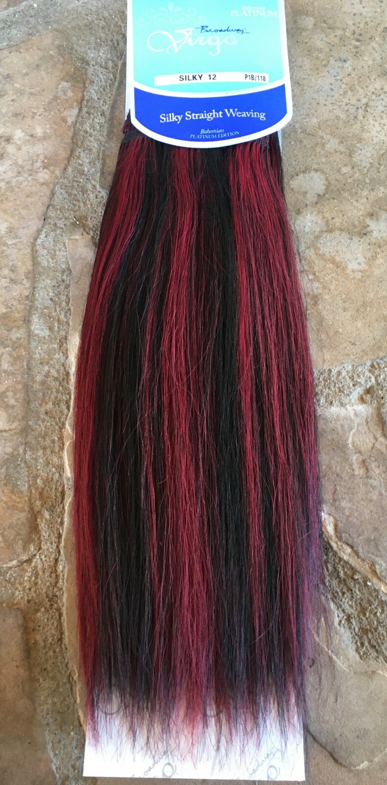 VIRGO BROADWAY BOHEMIAN PLATINUM or REMY human straight weaving extension hair