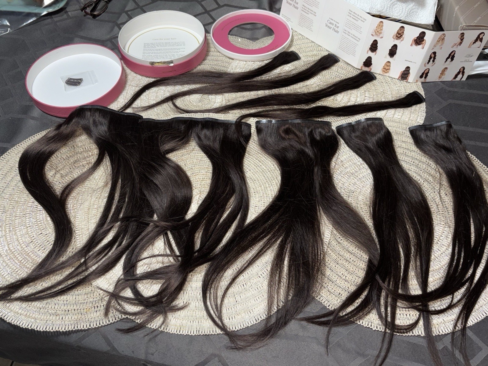 Luxy 16″ Human Hair Extensions Dimensional Rooted Dark Brown 16-140G COLOR 2A-S