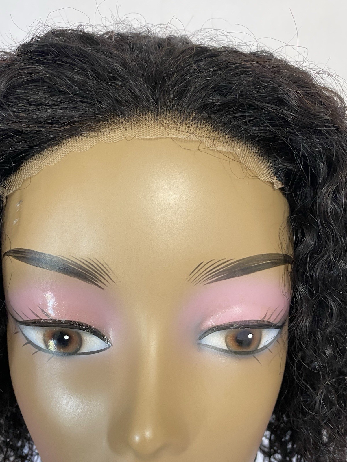 Curly Bob Wig Human Hair 4×4 HD Lace Closure Deep Wave Glueless Wear & Go 3D Cap