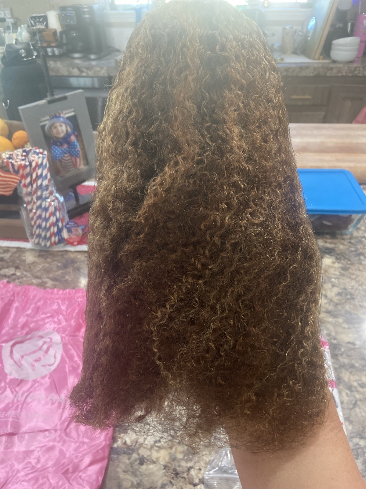 20 Inches Long 100 Percent Human Hair Multi Color Brown