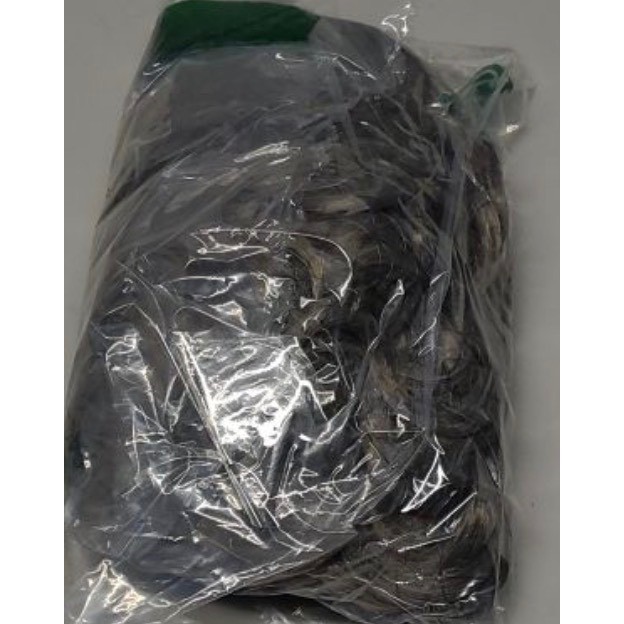KRSI 14 Inch Curly Hair Extension Drawstring Ponytail Synthetic Gray Hairpiece