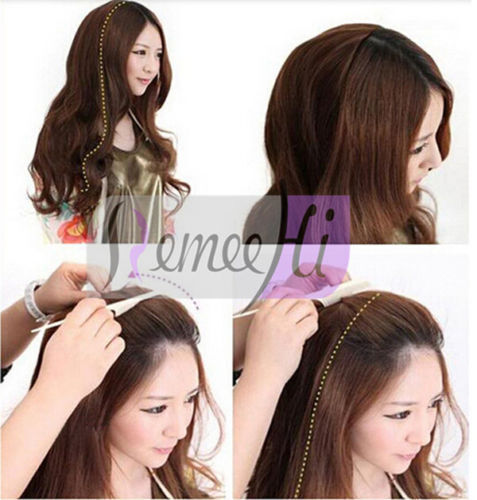 NEW 3/4 Machine Cap Half Wig Body Wave 100% Human Hair Remy Hair 3/4 Half Wig