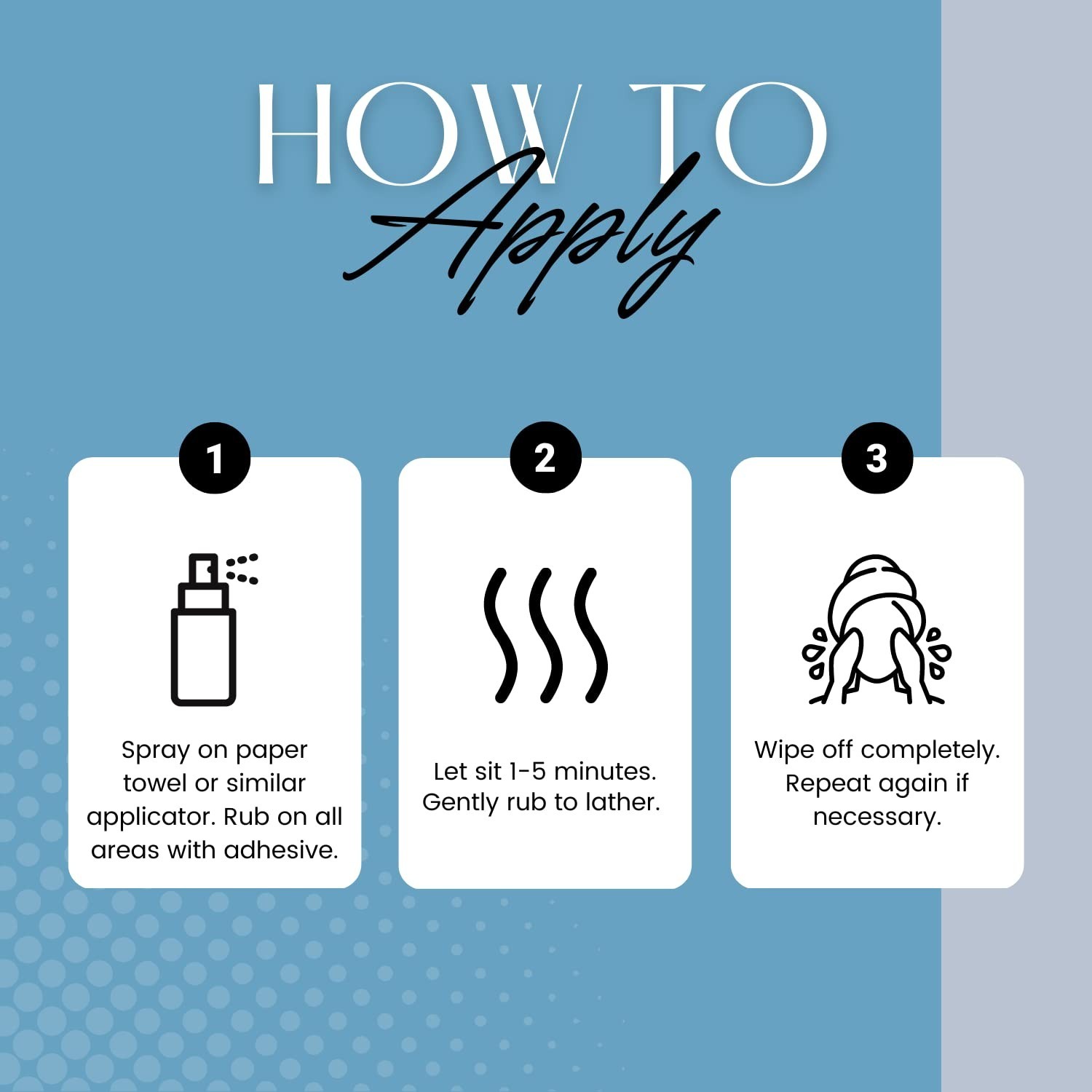 Gentle Lace Remover Spray – Bold Hold Bond Release, No Harsh Solvents – 4oz