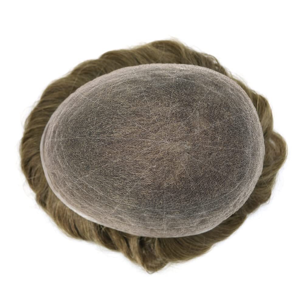 Full Lace Mens Hair Piece French Lace Toupee for Men Human Hair System