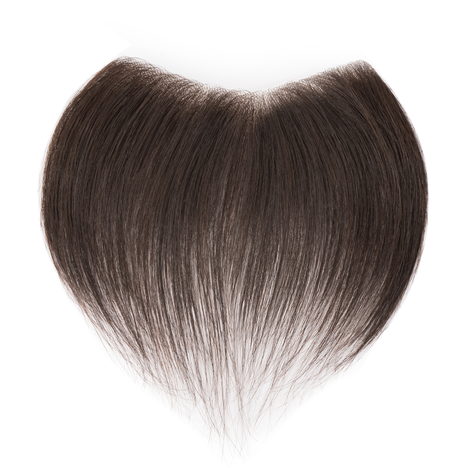 Unisex Toupee Thin Skin Hairpiece Human Hair System Replacement Forehead Topper