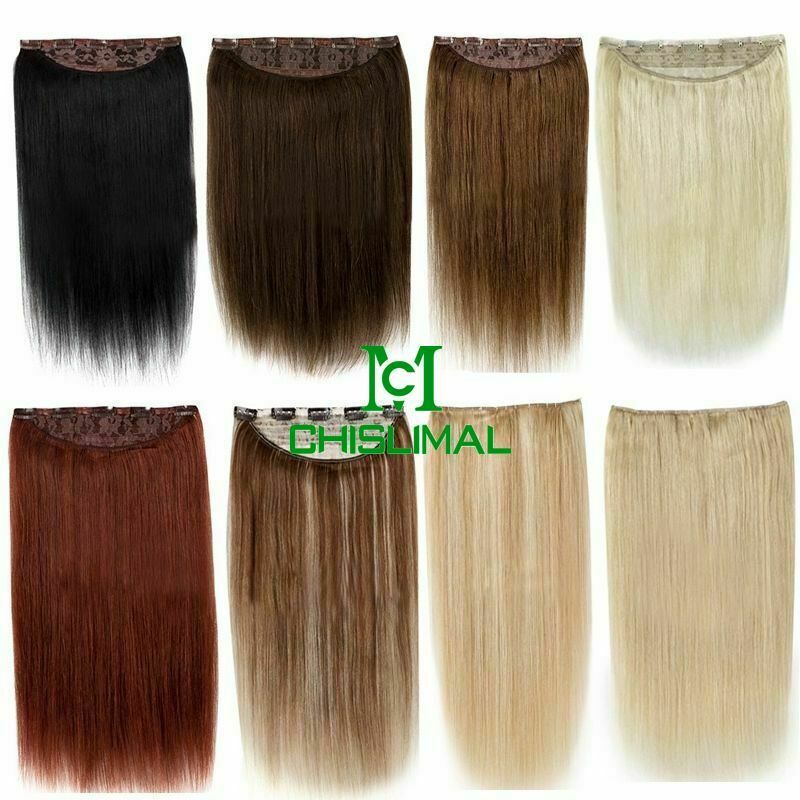 Long Hair 100g 120g 140g Full Head One Piece Clip In Remy Human Hair Extensions