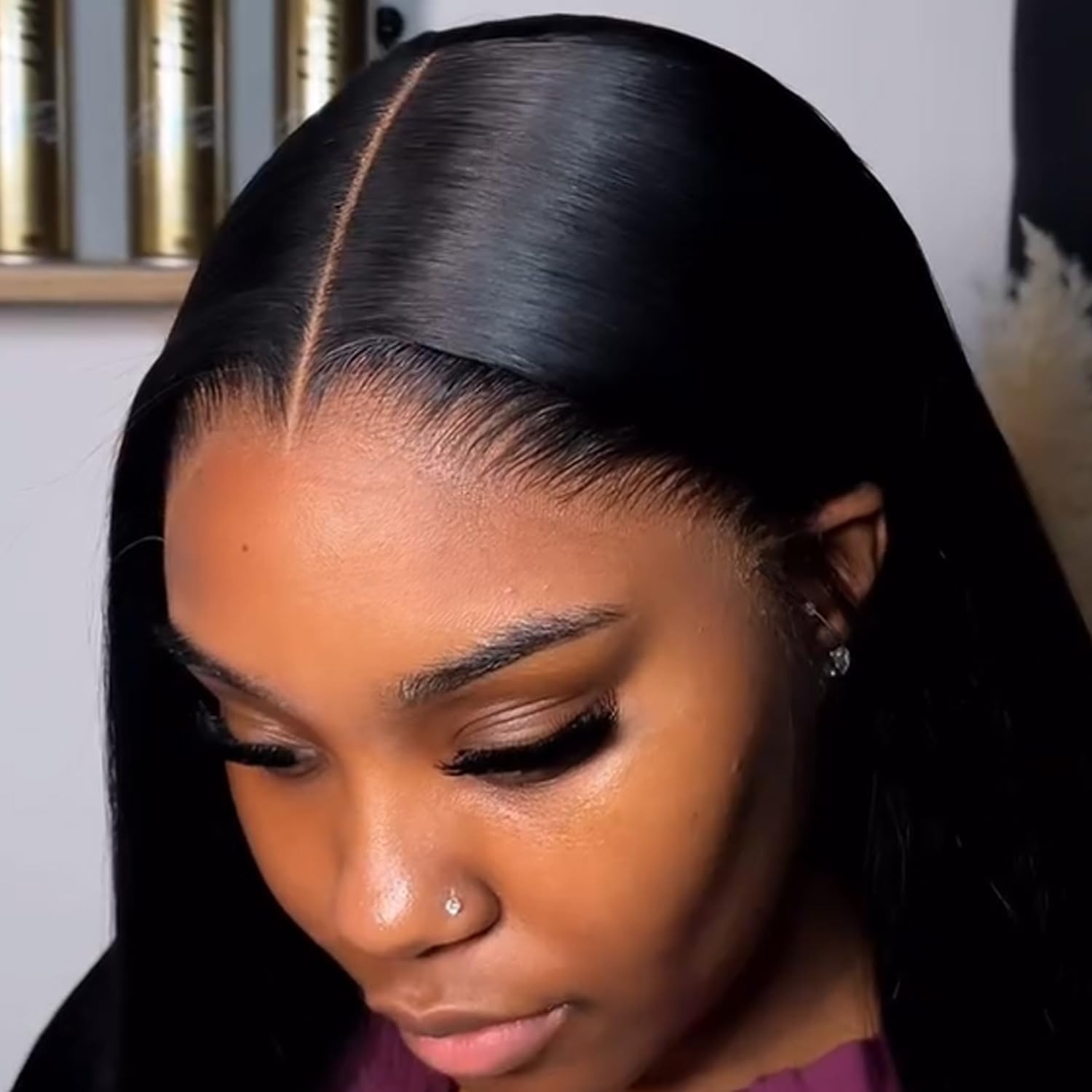40″ Human Hair Lace Front Wig, 13×6 HD, Pre-Plucked, 200 Density, Ultra-Thin Lac