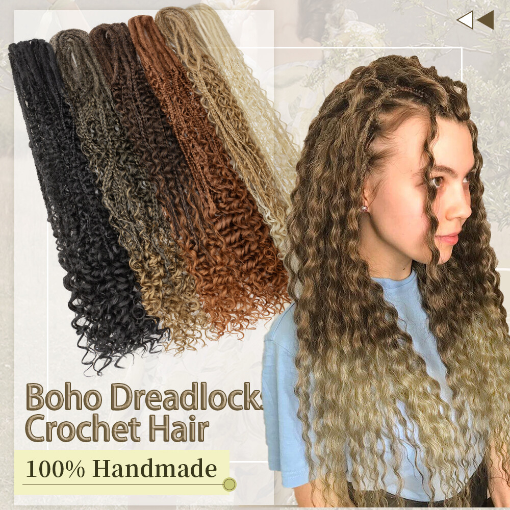 Reggae Single Ended Dreadlocks Extensions Synthetic Dreads Crochet Braid Hair US