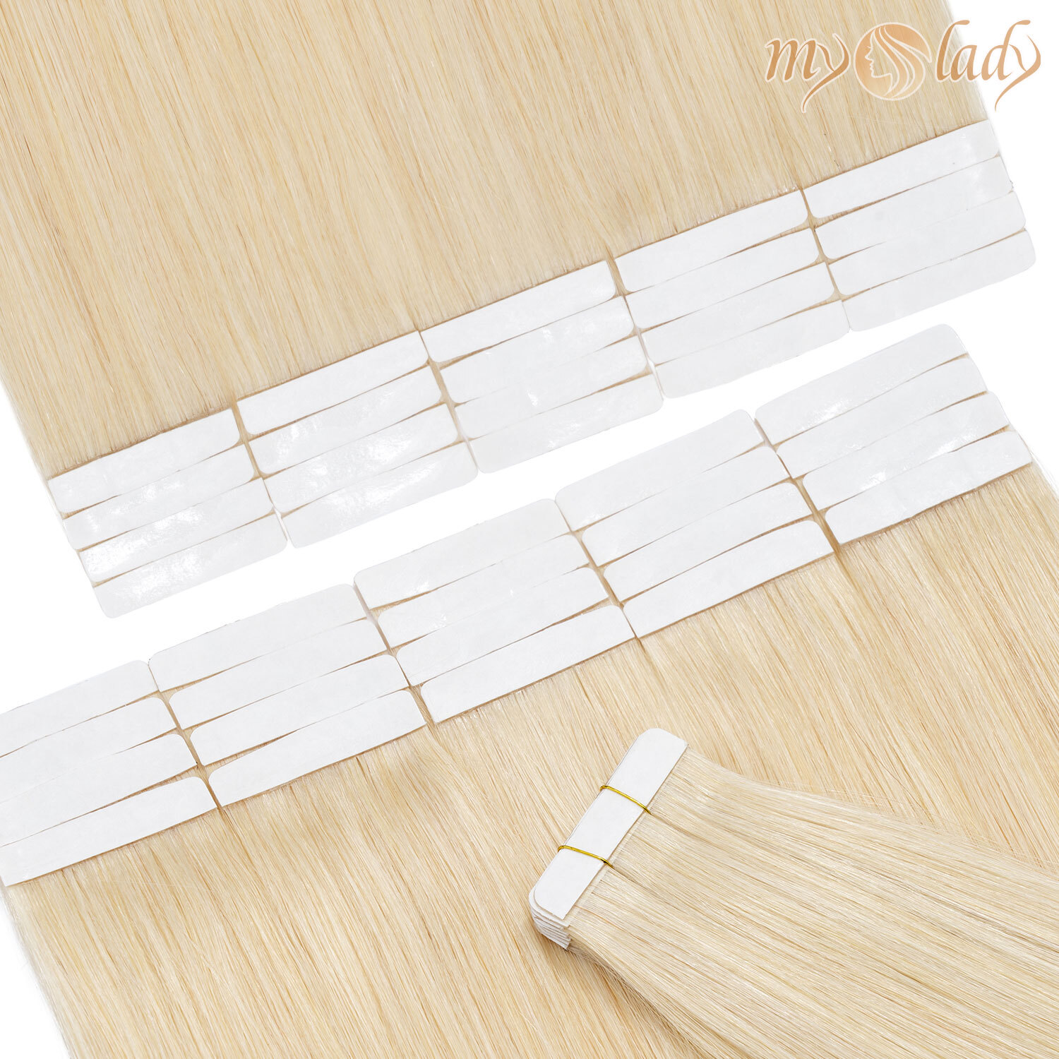 Balayage Tape In 100% Real Remy Human Hair Extensions Skin Weft Thick Full Head