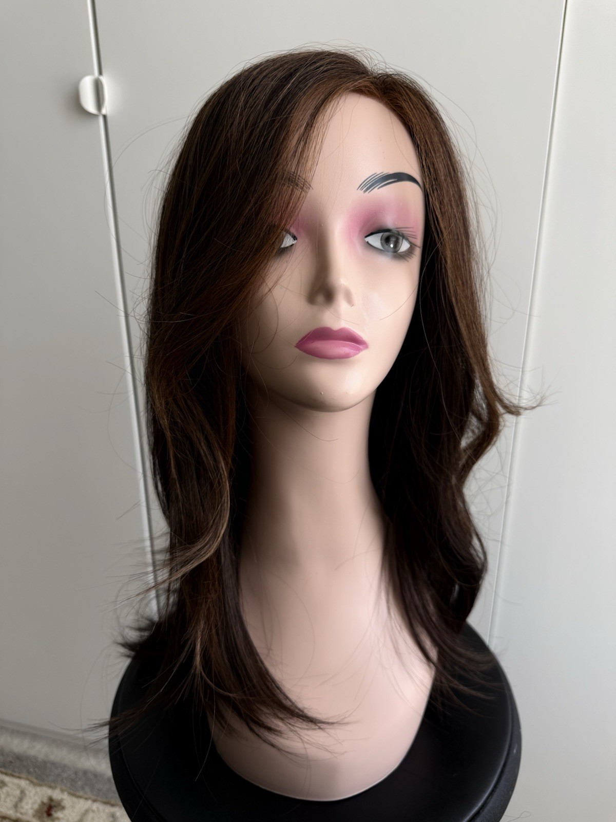 Glamvigor Hybrillia™ Blend Wig Brown Blended with Medium Golden Wig GLP023