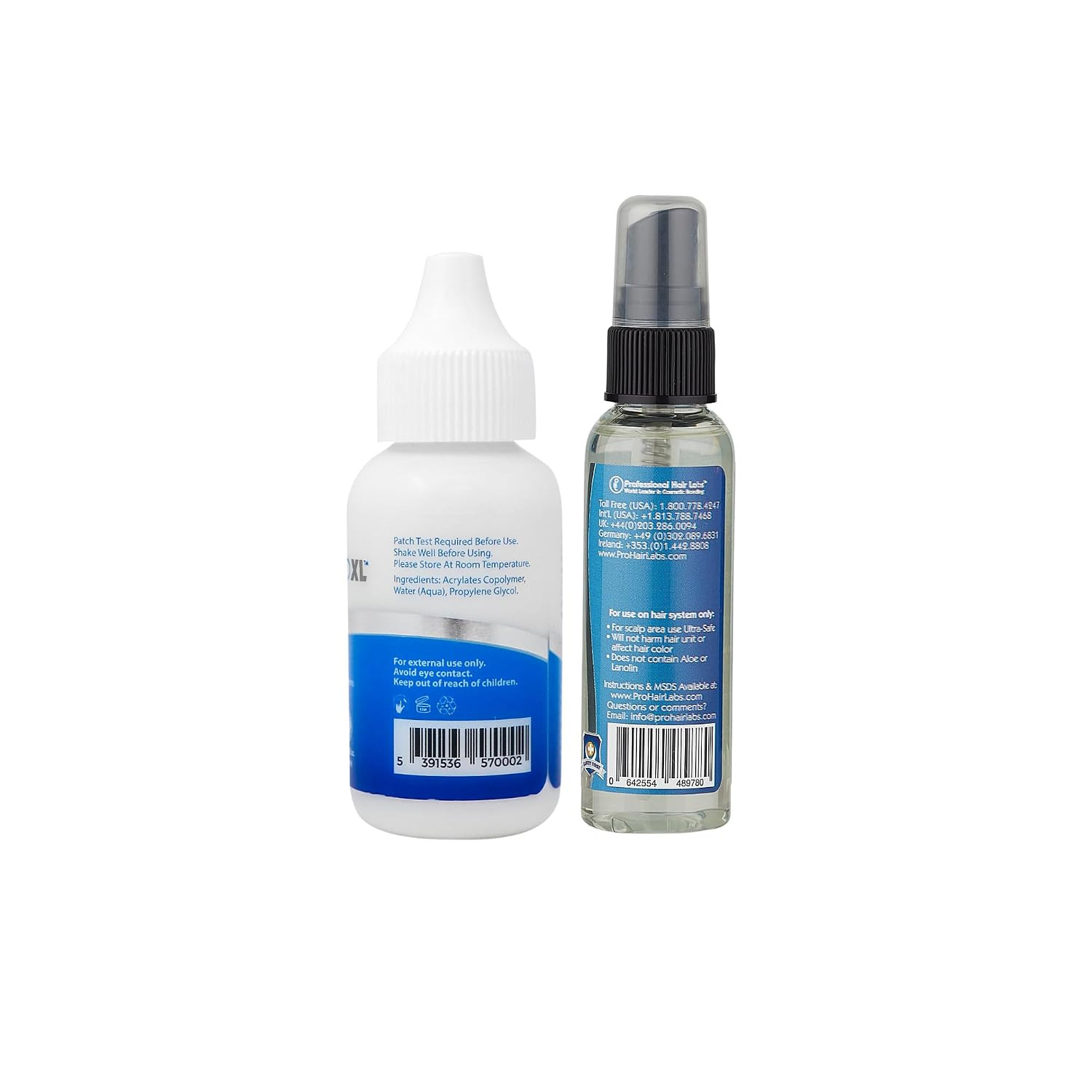 GHOSTBOND XL 1.3Oz & Ghostbuster 2Oz – Waterproof Wig Glue and Quick-Acting Adhe