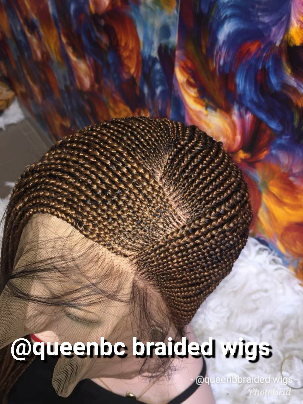 Braided Wig :lemonade braids cornrows with lacefrontwig.pre-order only 2-3WEEKS