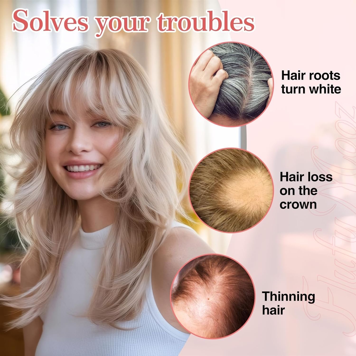 Real Human Hair Toppers for Women – 10 Inch Clip in Bangs*-