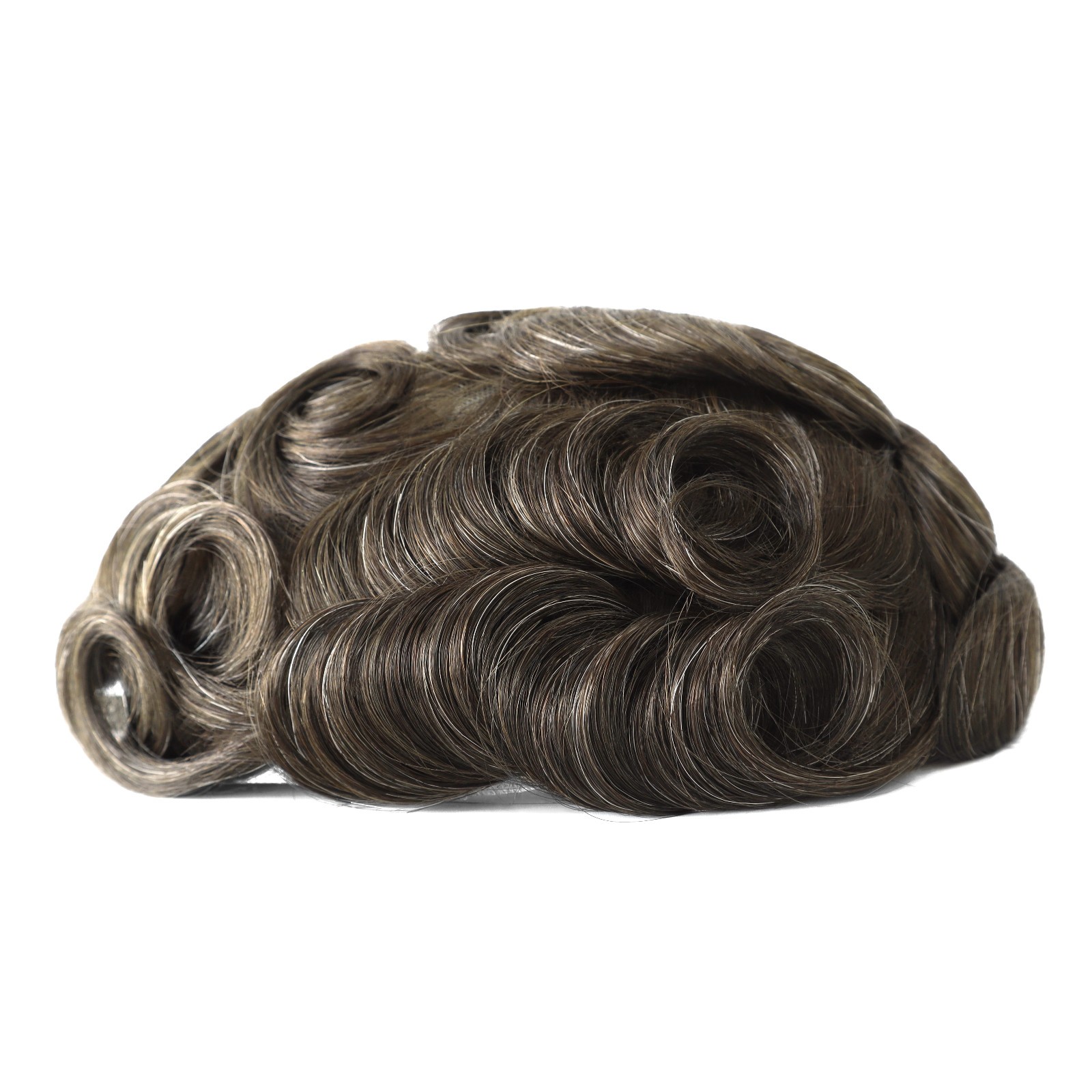 Toupee for Men Swiss Lace Human Hair Systems Hairpieces Ntural Hairline 90% #310