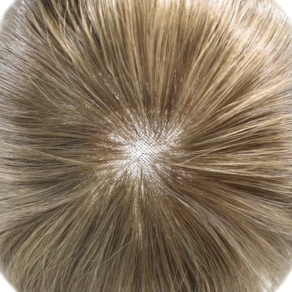 Swiss Lace Front Mens Toupee Durable Hair System for MenHairpieces Natura Hair