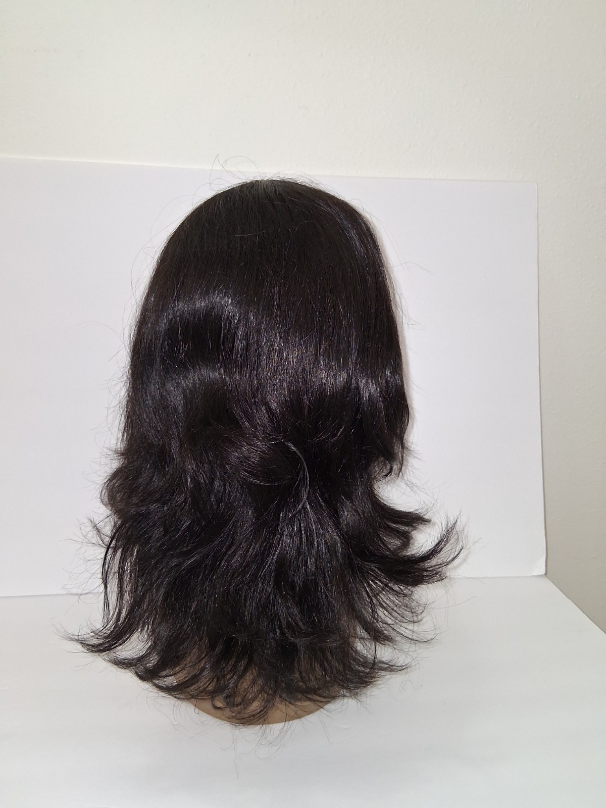 Paula Young Wavy 1B Wig Braided Beachy Headband Synthetic Classic Cap Clip-In