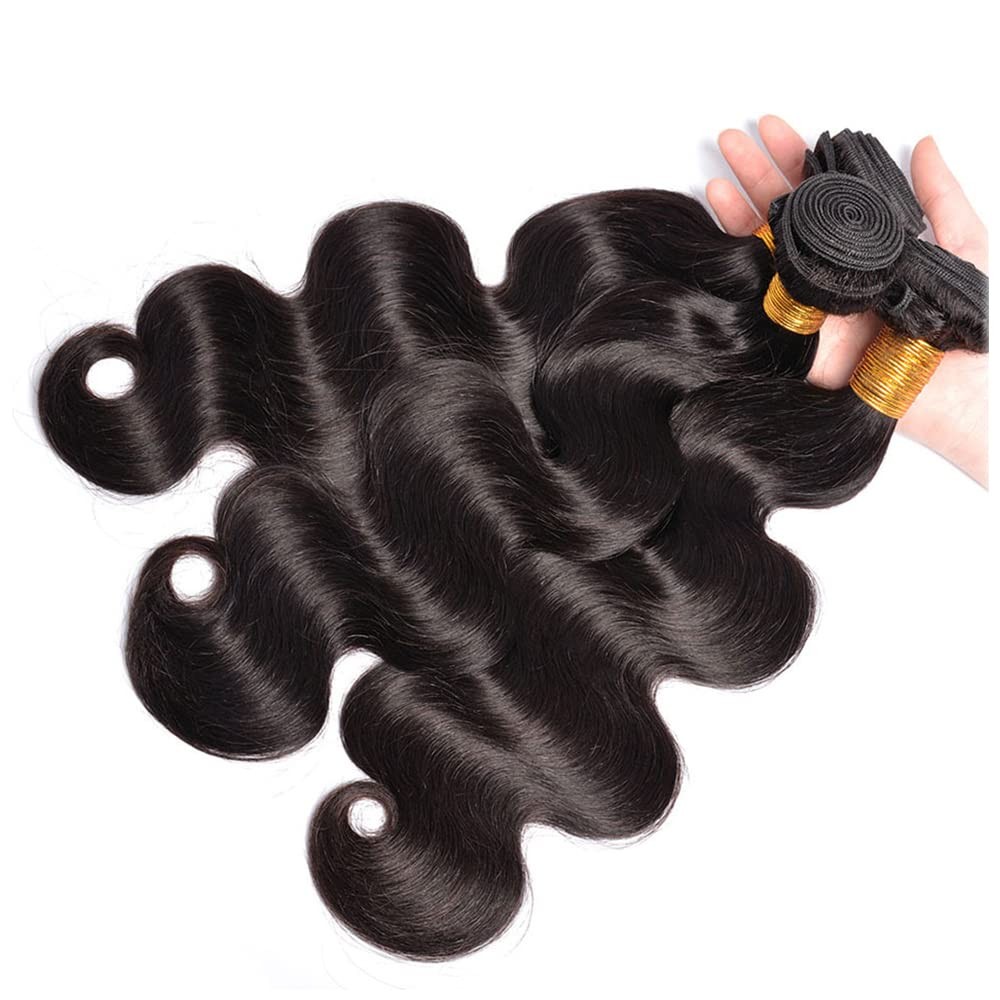 Younghann 24 26 28 Inch Body Wave Bundles Natural Black Color Brazilian