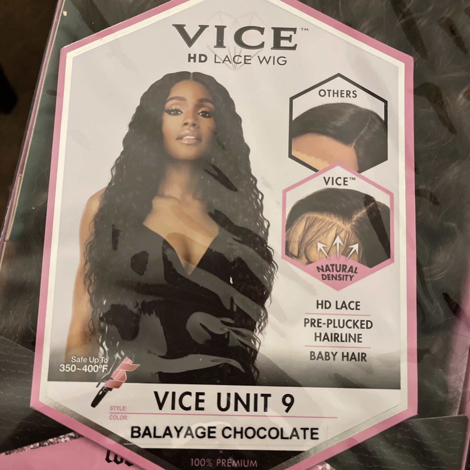 VICE UNIT 9 HD LACE WIG IN BALAYAGE CHOCOLATE By SENSATIONNEL