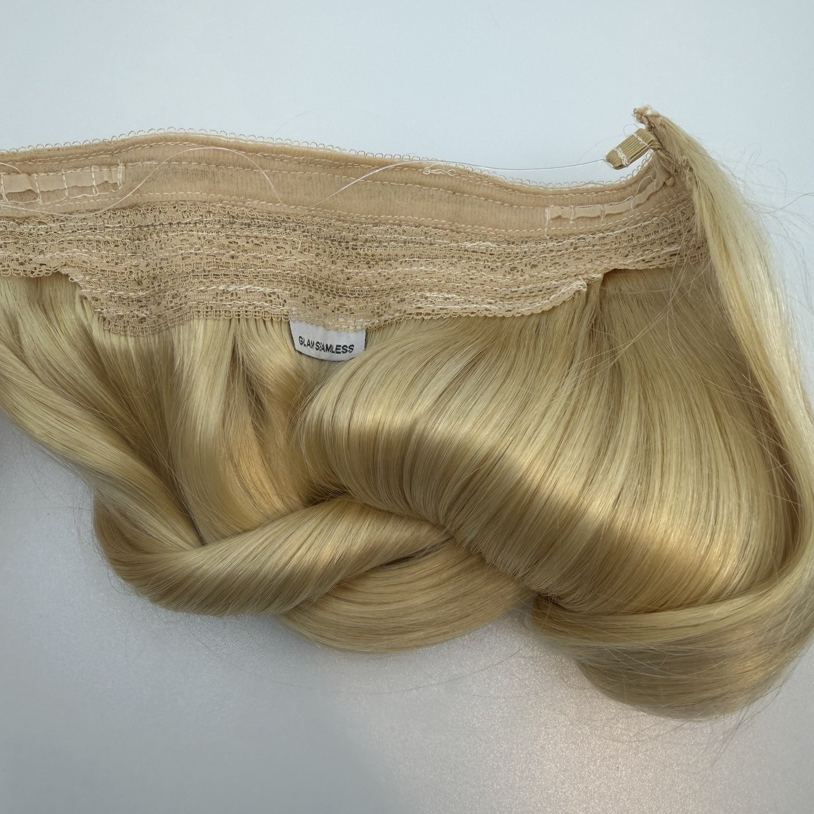 Glam Seamless 20″ Glam Band Halo Beach Blonde 613 New Remy Human Hair Extensions
