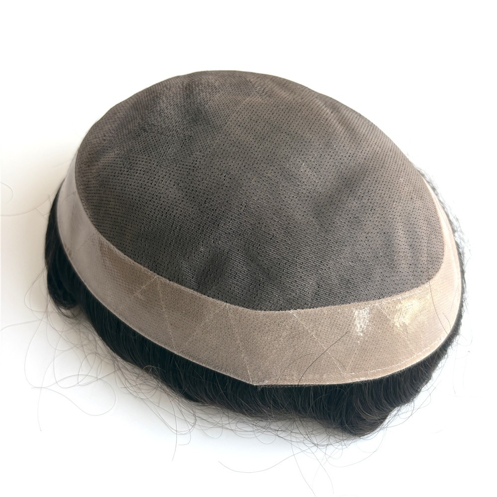 Men Toupee 10*8 Hair replacement system for Men Mono Lace Hair pieces Hair