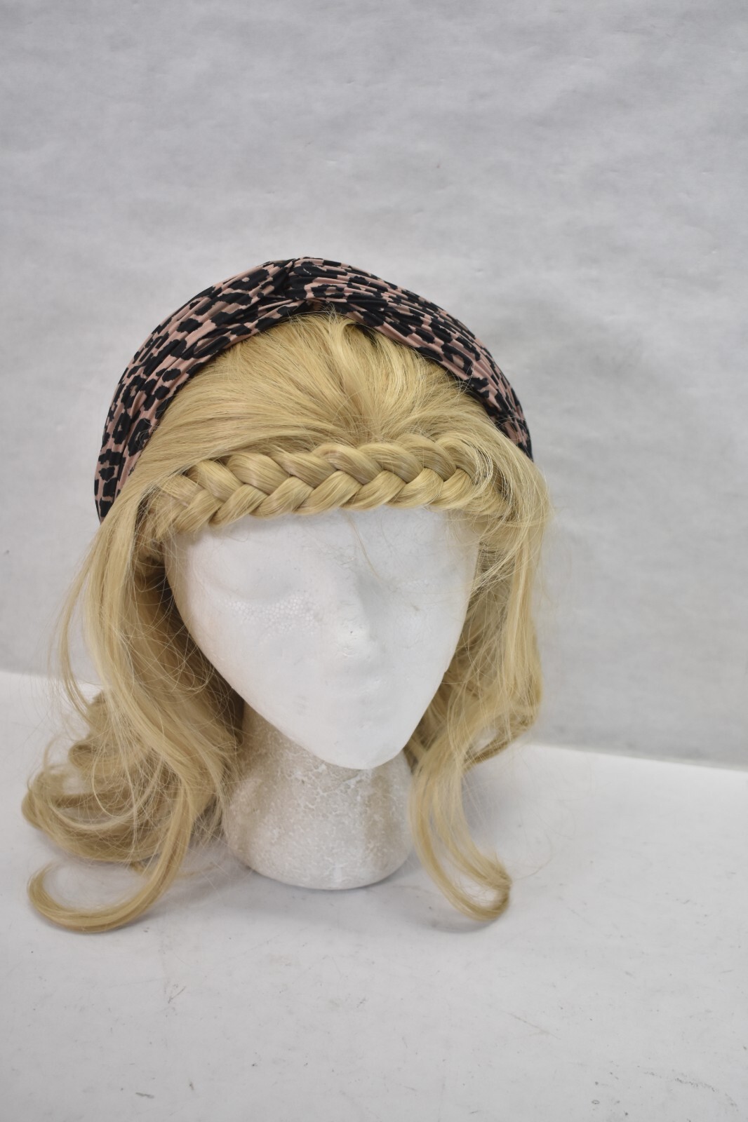 Locks & Mane Demi Wig Blonde Hair Headband Clip In w Headband Accessory Care