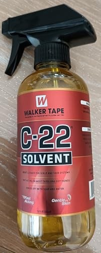 C 22 Disolvente Adhesivo. Base De Aceite 12 Oz. Limpiador De Pelucas Con Pega…
