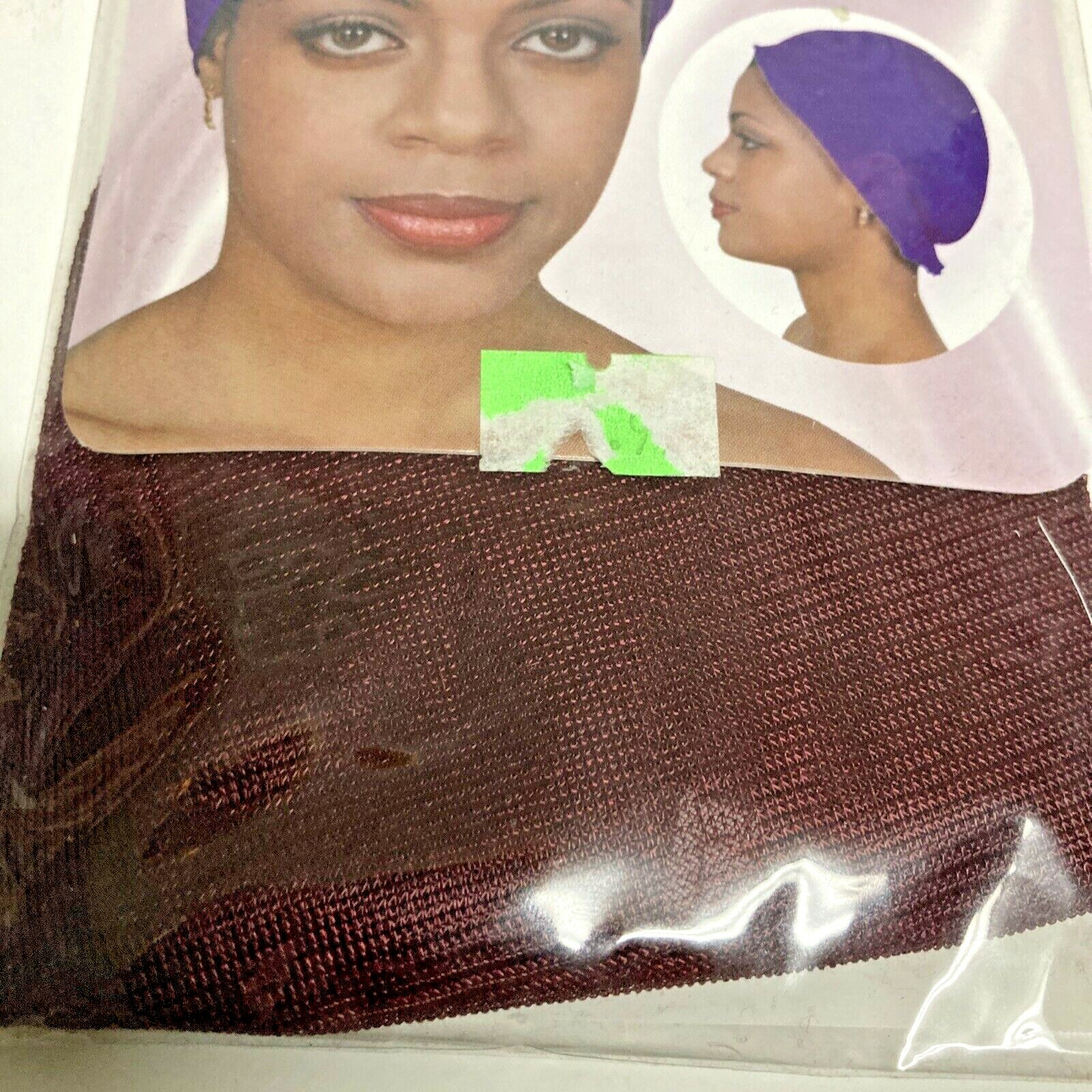THOMPSON SATIN TURBAN FITS ALL SIZE # 6771 COLOR:DARK BROWN
