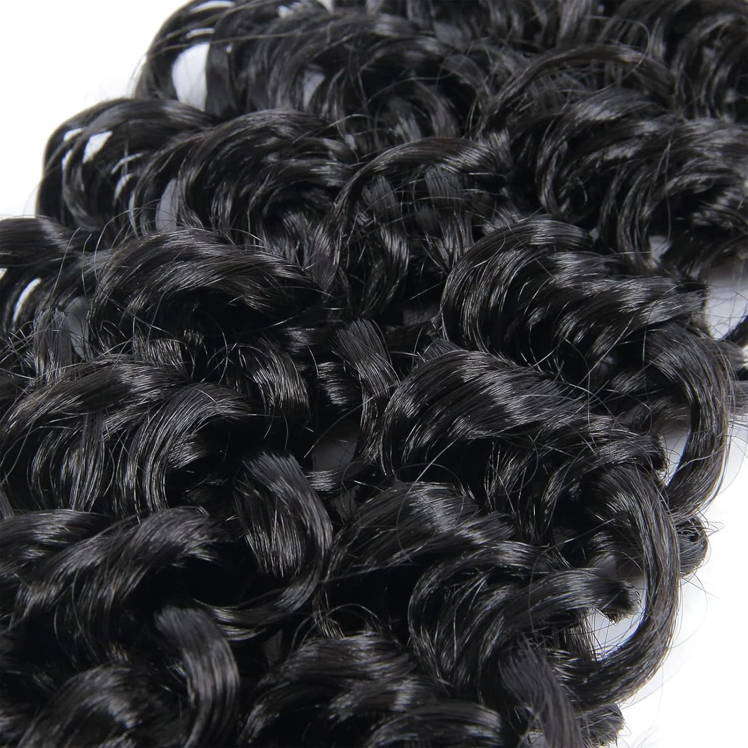 8 Packs Curly Crochet Hair Gogo Curl Crochet Hair for Women Natural Black Deep W