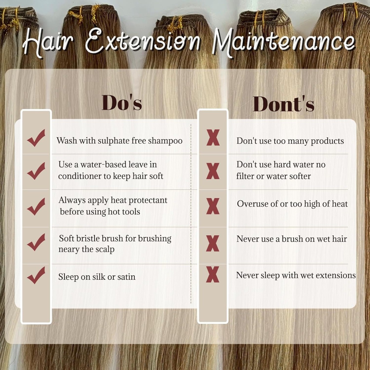 70g Beige Blonde Remy Hair Extensions Clip in Human Hair Extensions Seamless #18