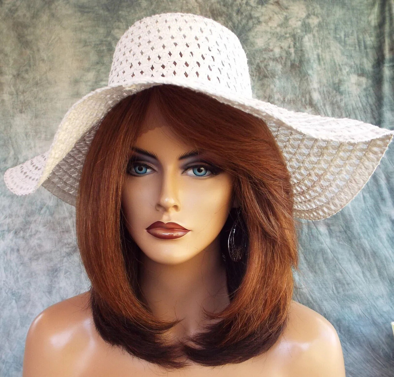 LACE FRONT LACE C PART YAKI LAYERED COLOR CHESTNUT GORGEOUS SEXY US SELL 1128