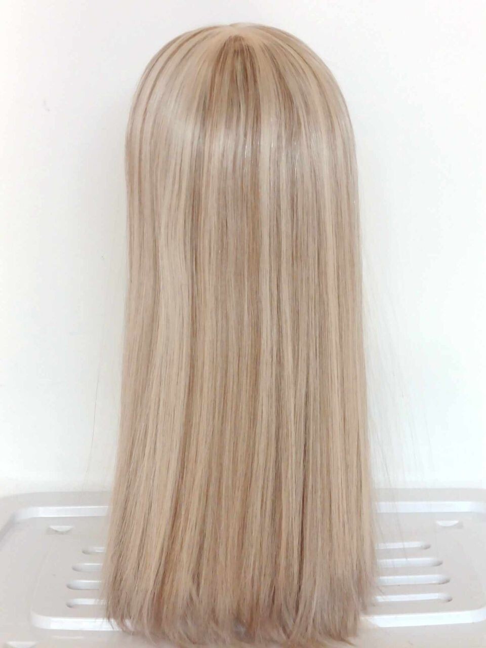 $200 ($1100) DEPOSIT CUSTOM OERDER HUMAN HAIR BLOND SILK TOPPER 8″X8″ 24” LONG