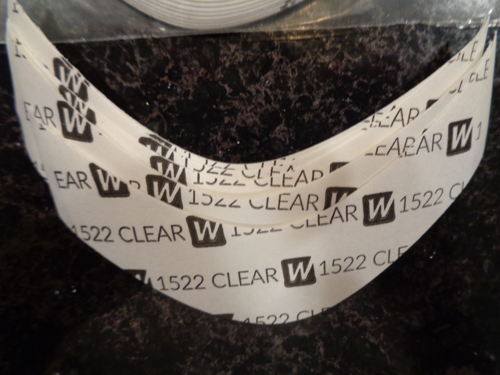 Lot Walker 3M 1522 Clear Hairpiece /toupee Adhesive Tape 185 Pc. 1” x 3” A-curve
