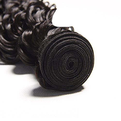 Popular Natural Black Hair Jerry Curl 100 Brazilian Virgin Human Hair 10-28 In