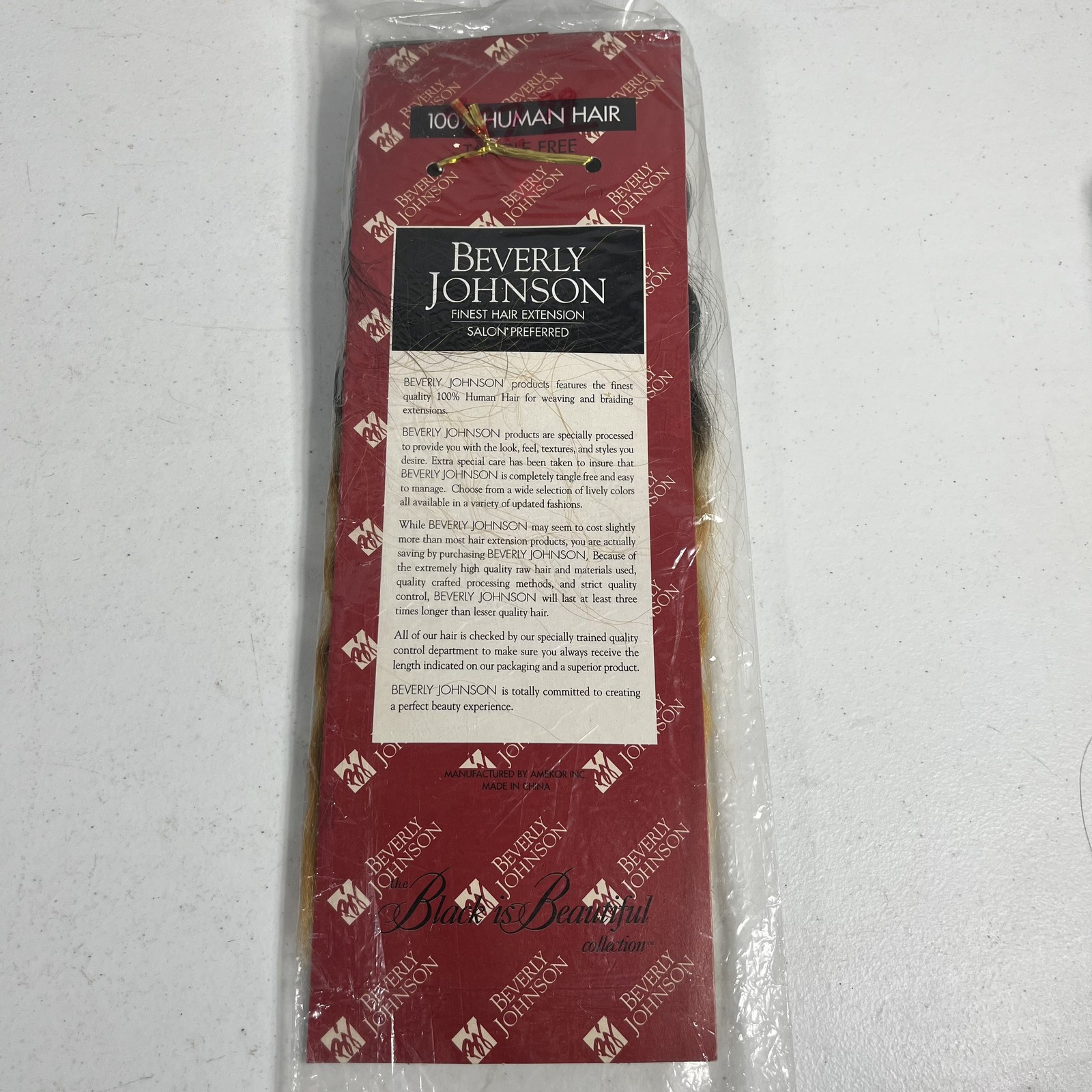 Beverly Johnson 100% Human Hair Extension Super French Curl TT1B/144 Ombre