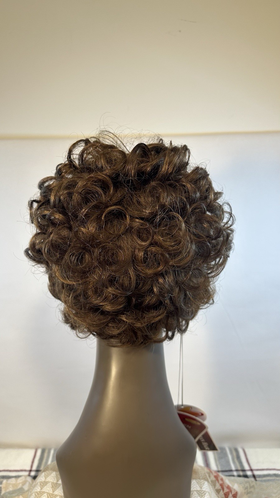 Vanessa HH Shela SP430 Short Curly Human Hair Wig Classic Cap Adjustable Strap