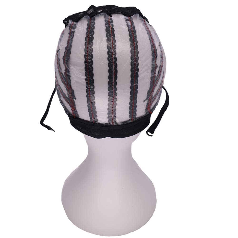 2Pcs Ventilated Wig Cap for Wig Making with Plastic Breathable Wig Cap with A…