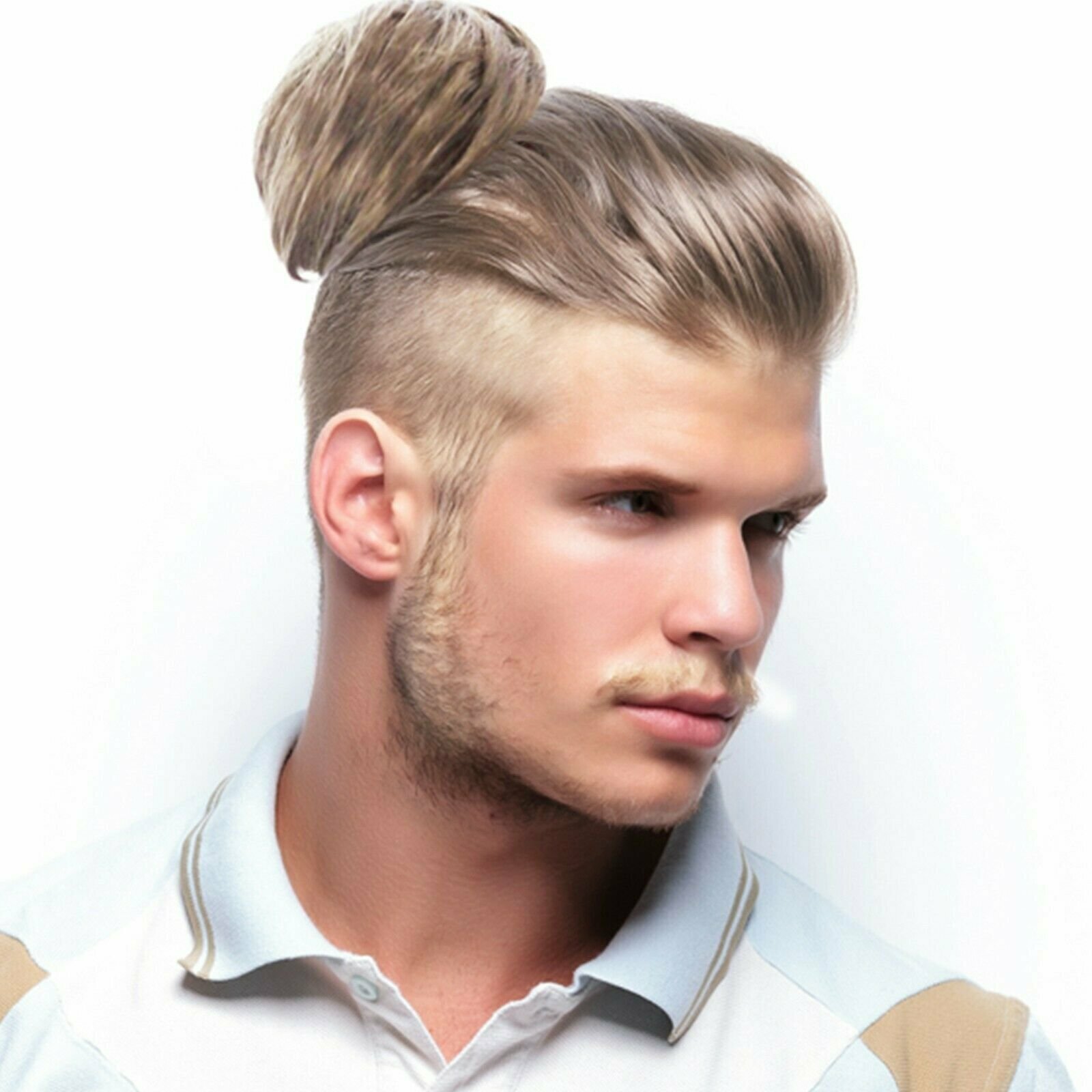 Clip On Instant Man Bun – Synthetic Hair Extension – Funny Gag Gift